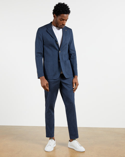 <P>Linen Blend Blazer</P>